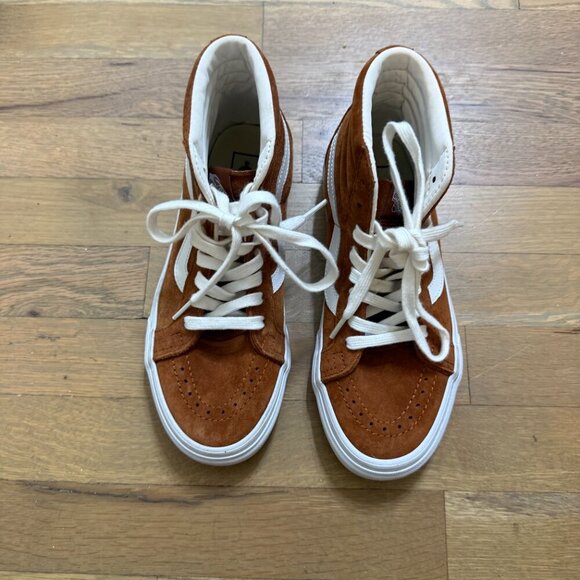 Vans Sk8-Hi Suede Shoe in Brown Pig Suede (NWOT) - Picture 8 of 9